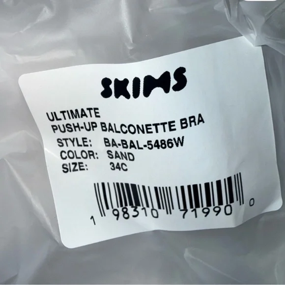 NEW Skims Ultimate Push-Up Underwire Balconette Bra NEW
38B - Picture 5 of 6